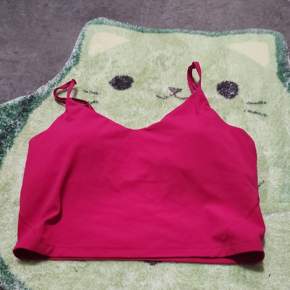 Lululemon Hot Pink Crop Top
